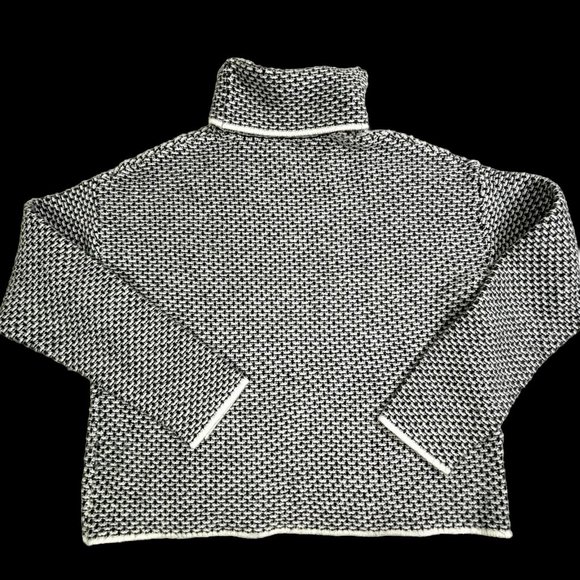 Christian Siriano New York Turtleneck Sweater Gingham Women’s Small EXCELLENT‎ - Picture 3 of 9